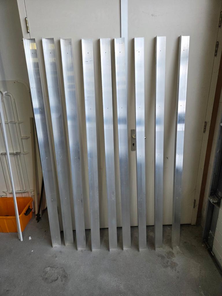 9x aluminium hoekprofiel, Ophalen, Aluminium