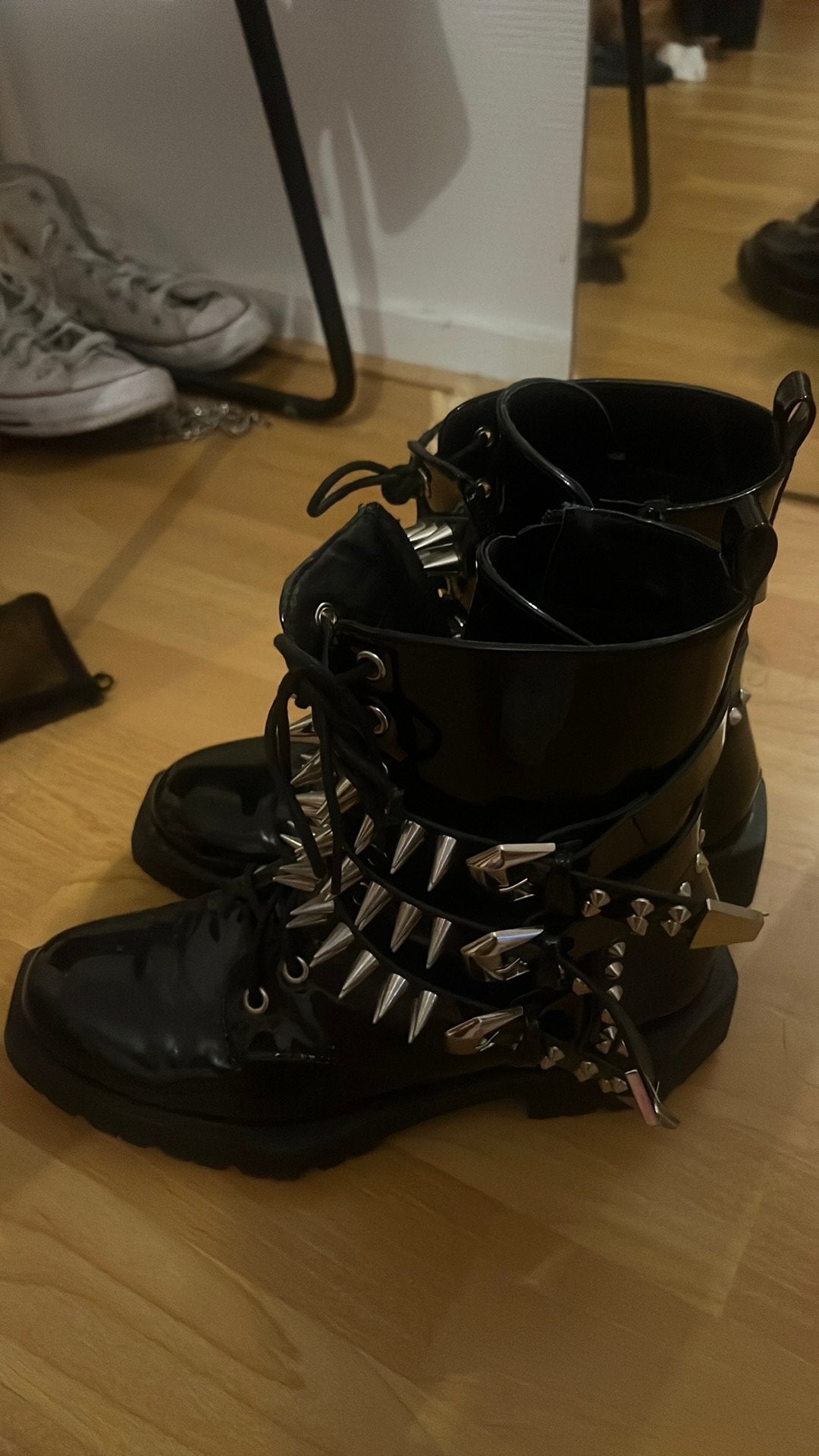 Stoere zwarte dames laarzen, maat 39, Kleding | Dames, Ophalen of Verzenden, Zo goed als nieuw, Zwart, Hoge laarzen