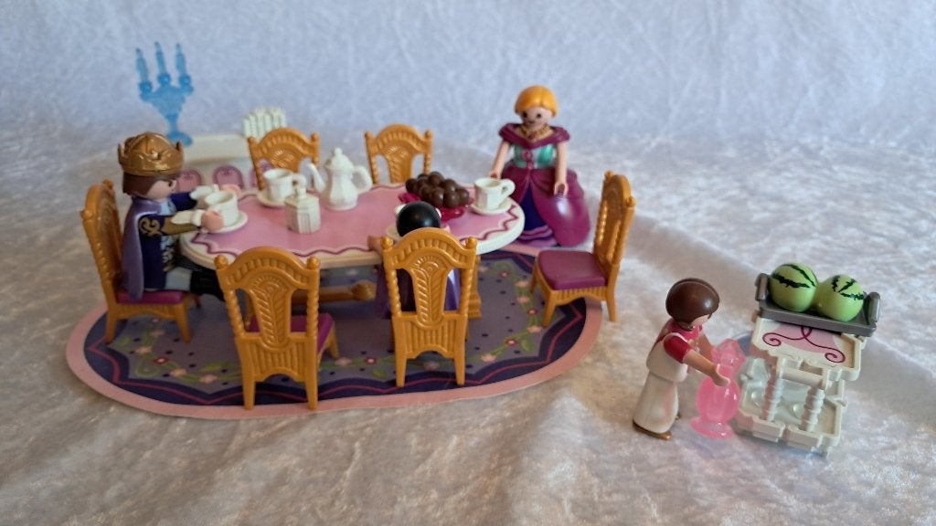 zgan. Playmobil Koninklijke koffietijd, 5145 koning prinses, Ophalen of Verzenden, Zo goed als nieuw, Losse onderdelen, Overige typen