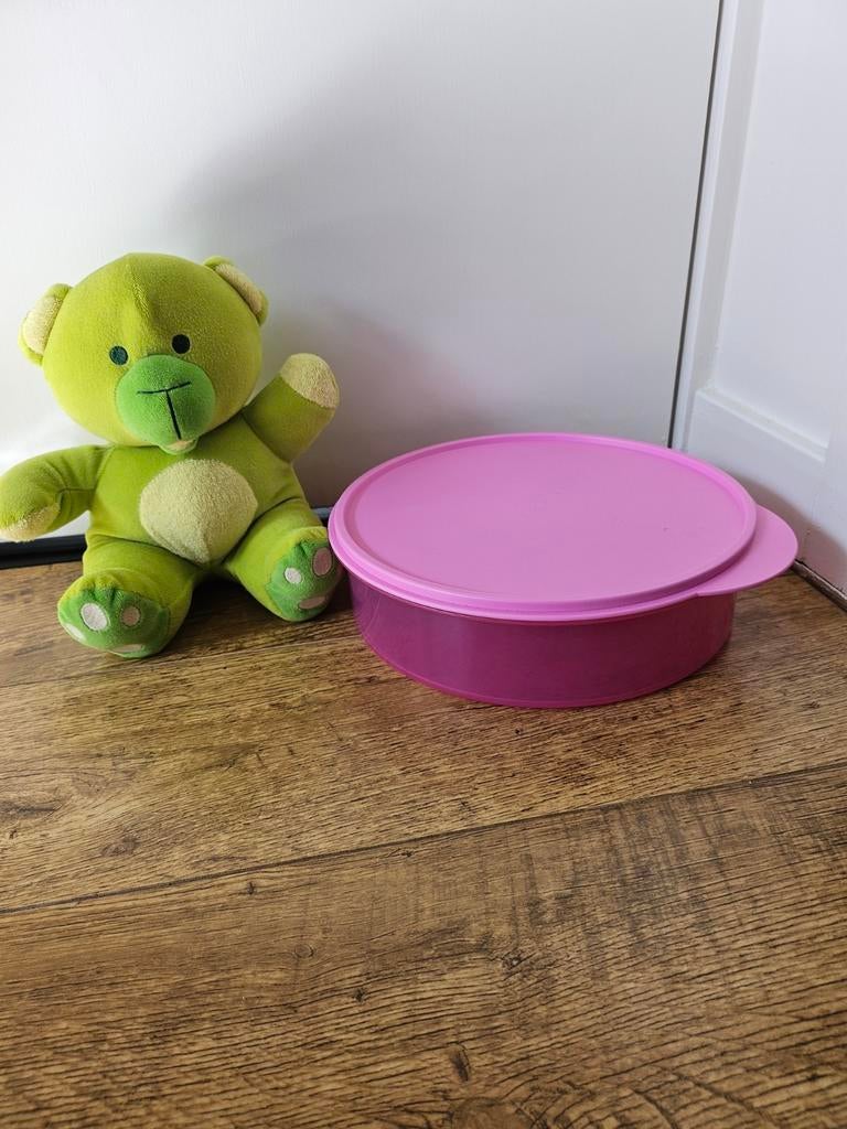 # Tupperware nieuwe roze ronde bak 1,9 liter, Ophalen of Verzenden, Nieuw, Bak of Kom