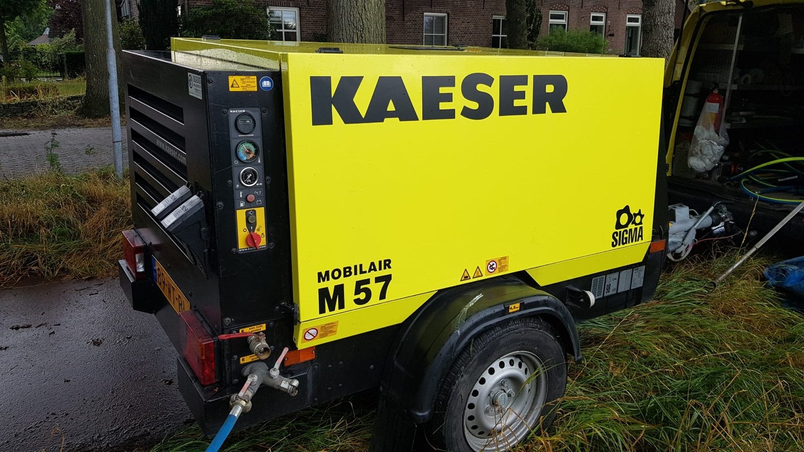 Kaeser M57 Mobiele Compressor - 289 Uren, 36 kW, Ophalen of Verzenden