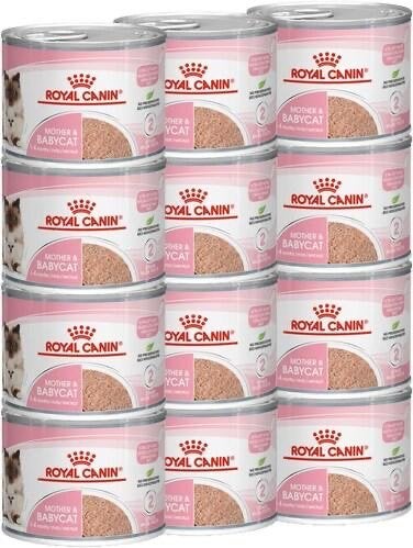 Royal Canin Mother & Babycat Mousse(12x195 gr), Ophalen of Verzenden, Kat