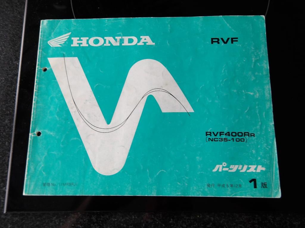 Onderdelenboek HONDA RVF 400Rr NC35-100, Motoren, Verzenden, Honda