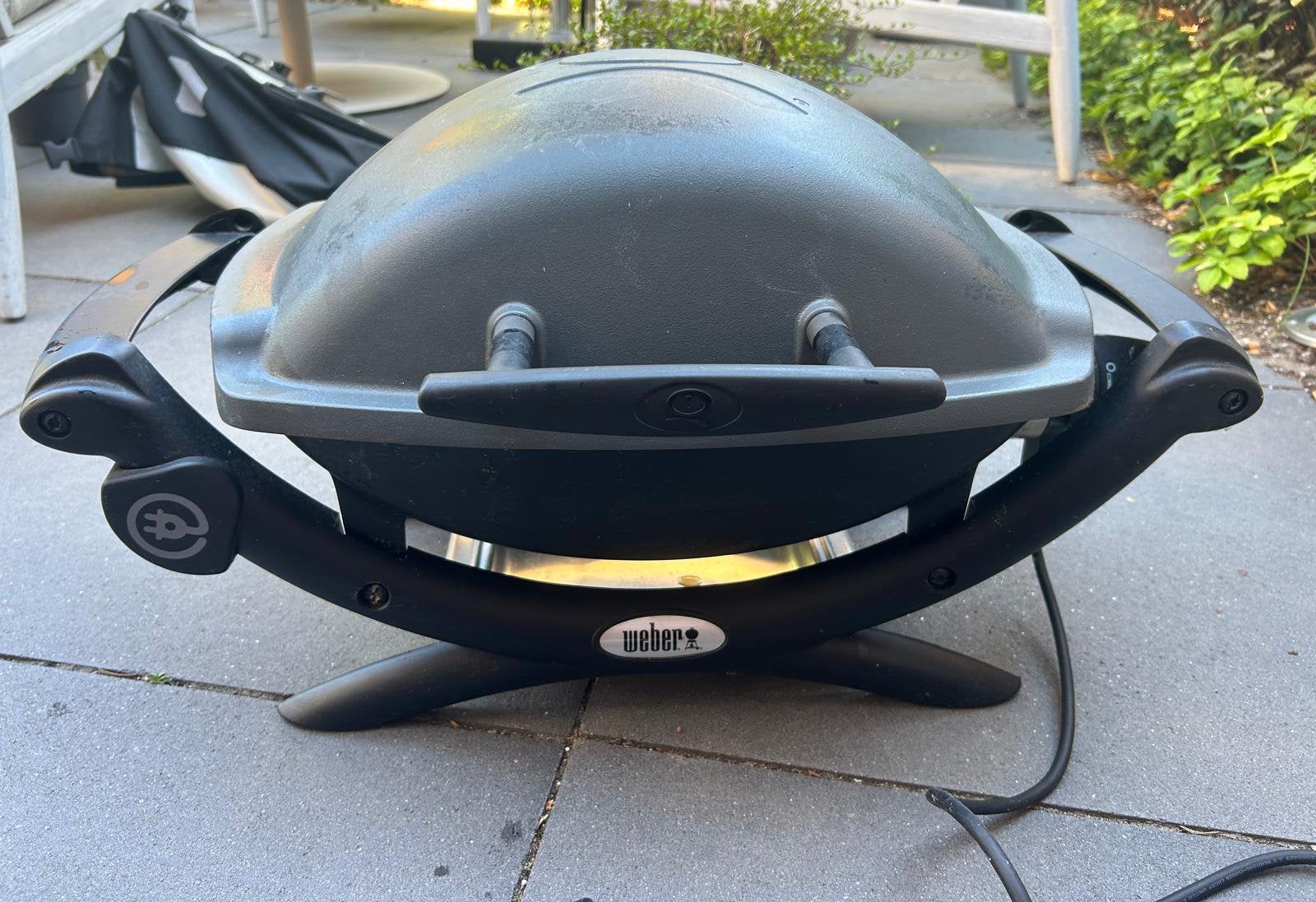 Weber Q1400 bbq, Tuin en Terras, Ophalen of Verzenden, Gebruikt