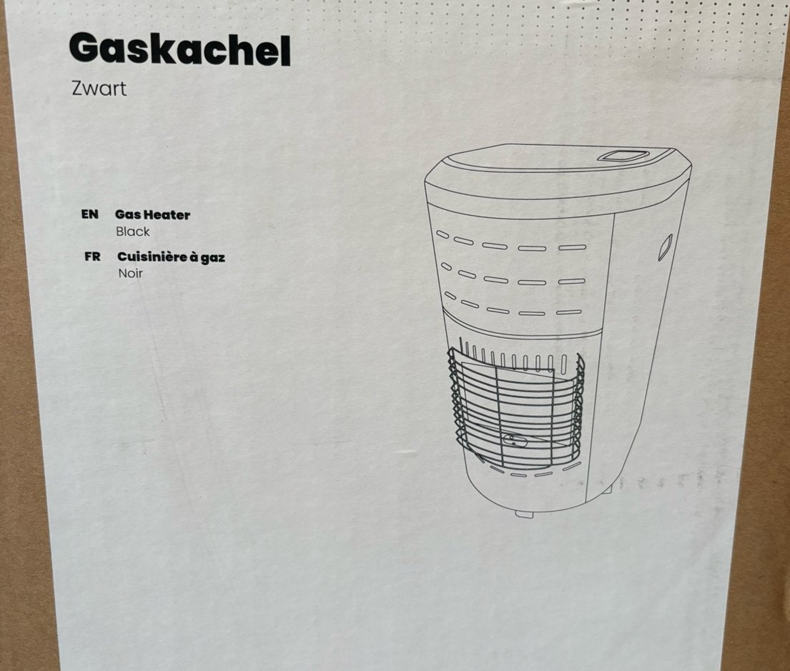 Gaskachel AU 1003217 NIEUW kleur zwart watt 4100, Ophalen, Gas, Nieuw, Vrijstaand