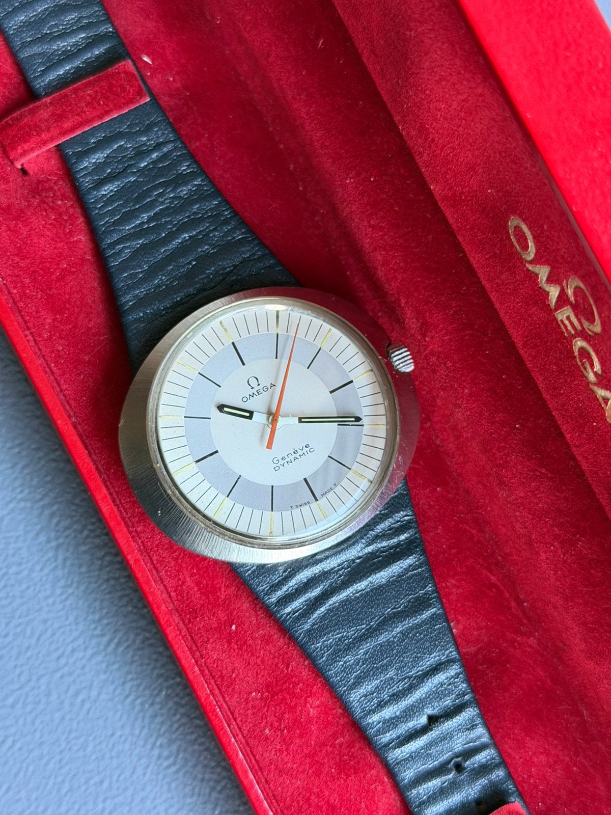 Omega Genève dynamic, Staal, Polshorloge, Omega, 1960 of later