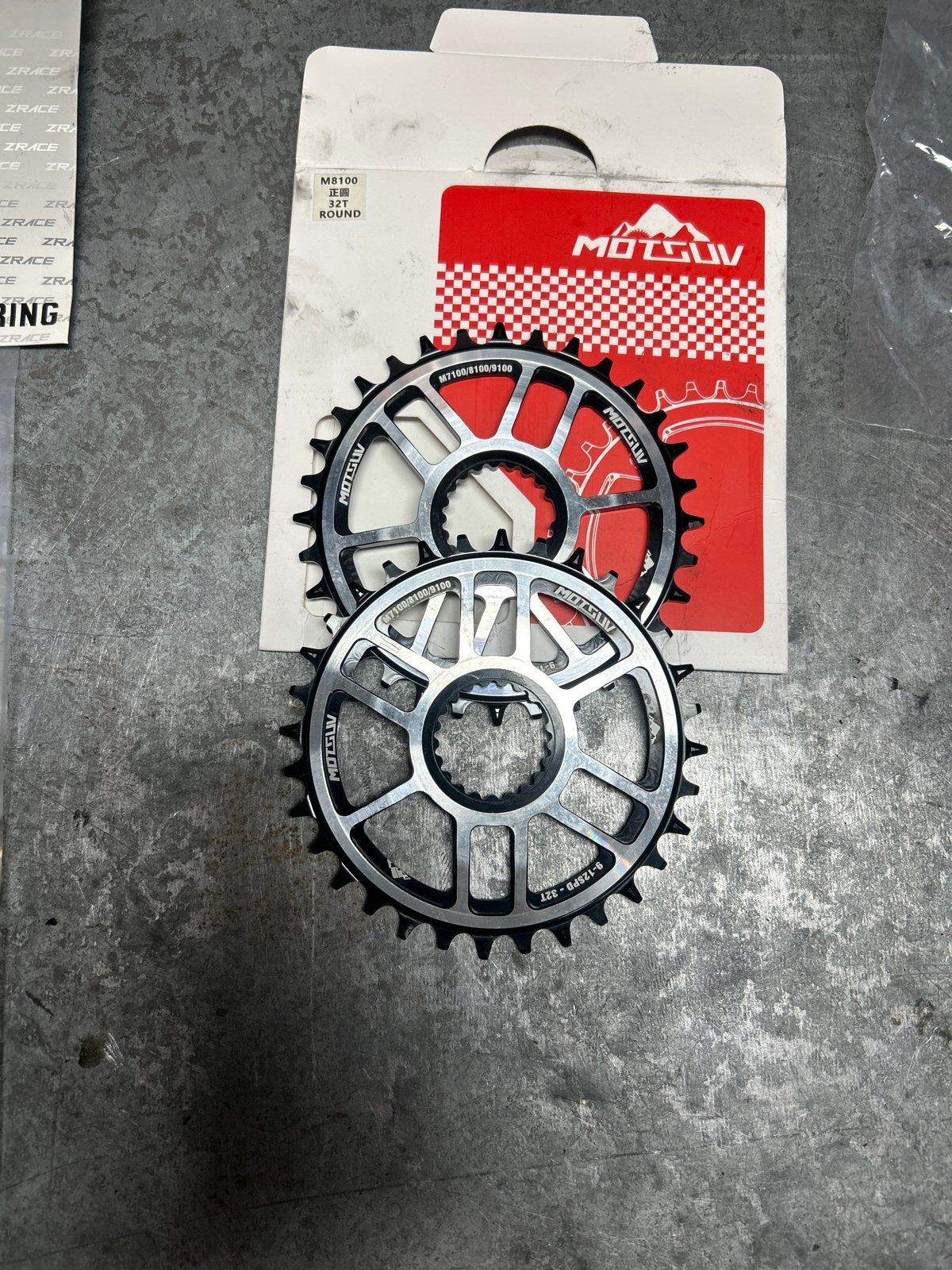 Diverse voorbladen/voortandwielen (SRAM, Shimano, ZRACE), Nieuw, Ophalen of Verzenden, Derailleur of Ketting, Aluminium