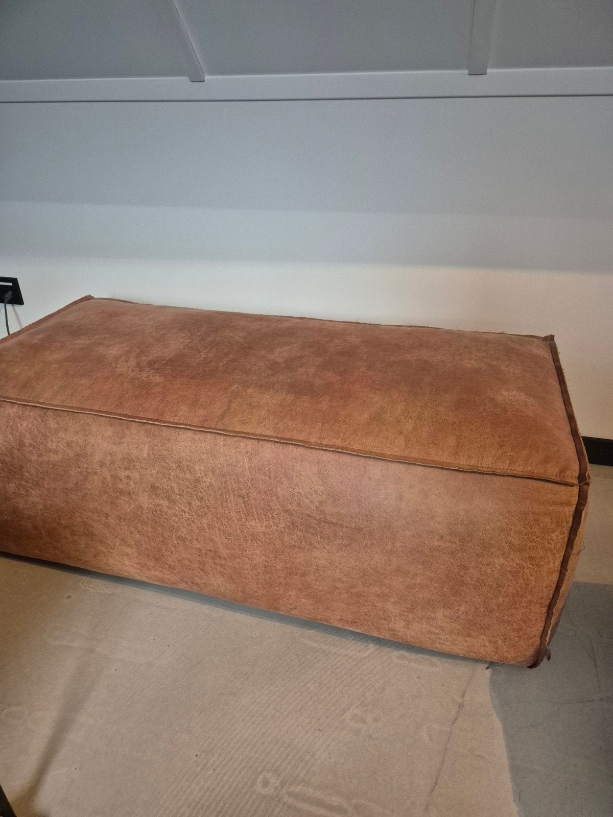 fantastische Be Pure Rodeo Hocker poef tafel, Ophalen, 50 tot 75 cm, Leer, Zo goed als nieuw