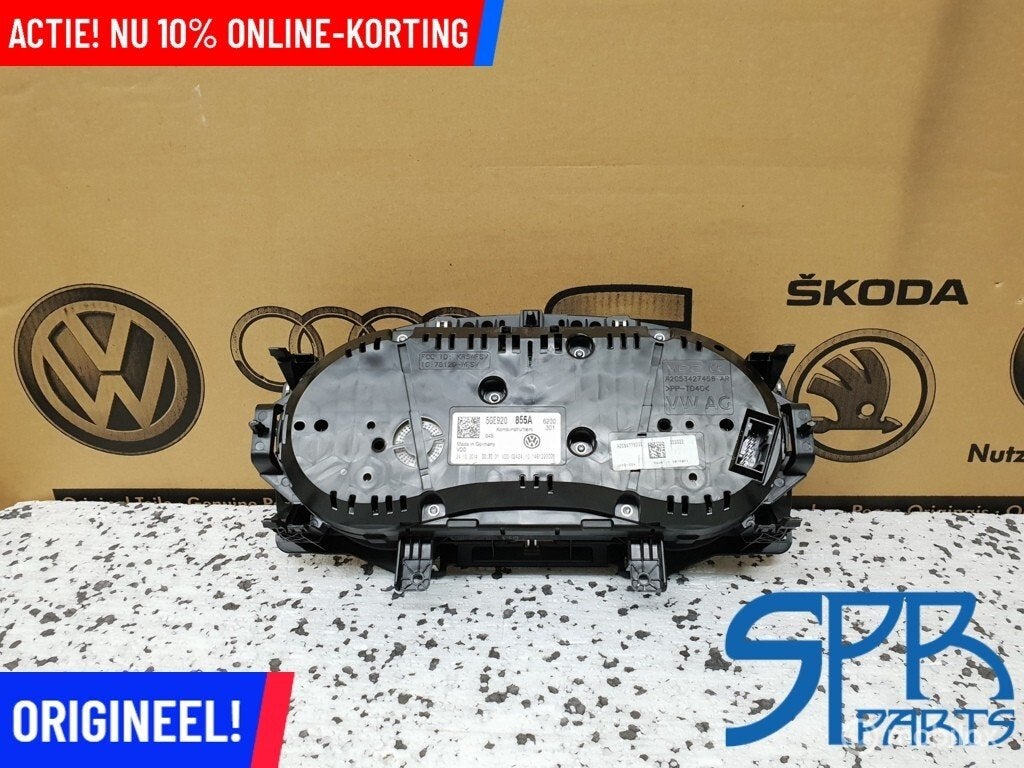 Kilometerteller COCKPIT TELLER E-Golf GOLF 7 VII 5GE920855A, Gebruikt, Volkswagen, Ophalen of Verzenden, Volkswagen