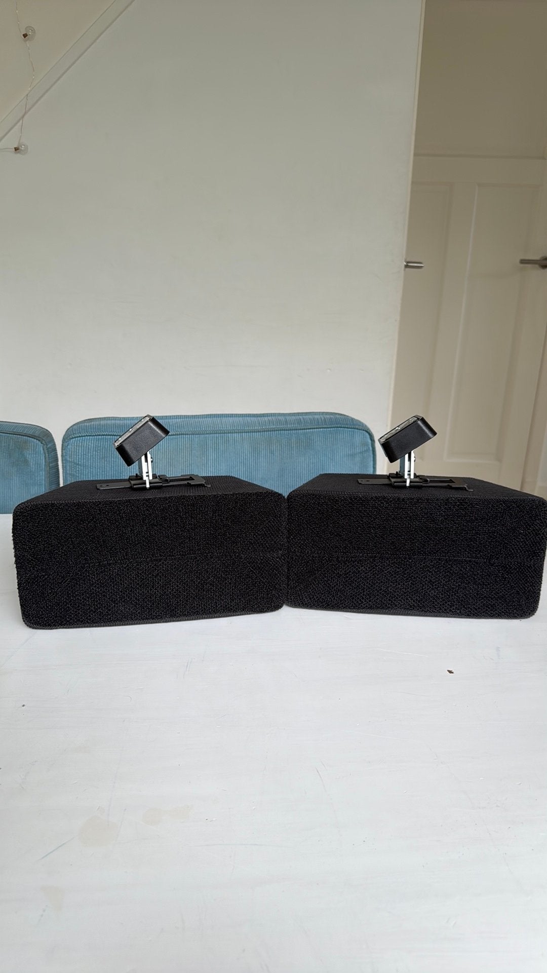 2x Sonos play 3 zwart met soundskin en beugels, Ophalen of Verzenden, Zo goed als nieuw, Sonos, 120 watt of meer