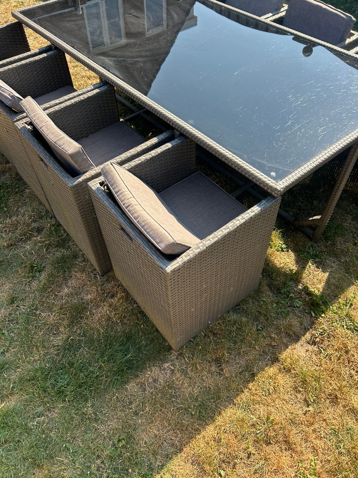 Tuinset 8 persoons, Tuin en Terras, Ophalen, Gebruikt