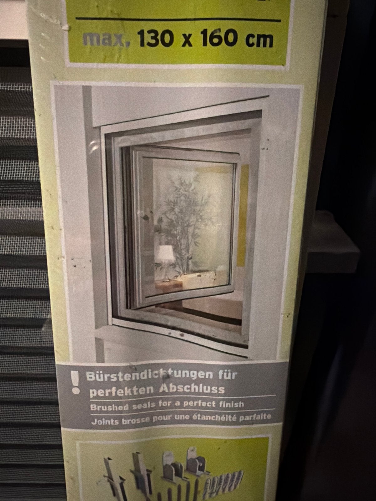 Nieuw in doos POWERFIX Profi Insektenschutz-Fensterrollo wit, Doe-het-zelf en Verbouw, Kunststof, Hordeur, Nieuw, Ophalen of Verzenden