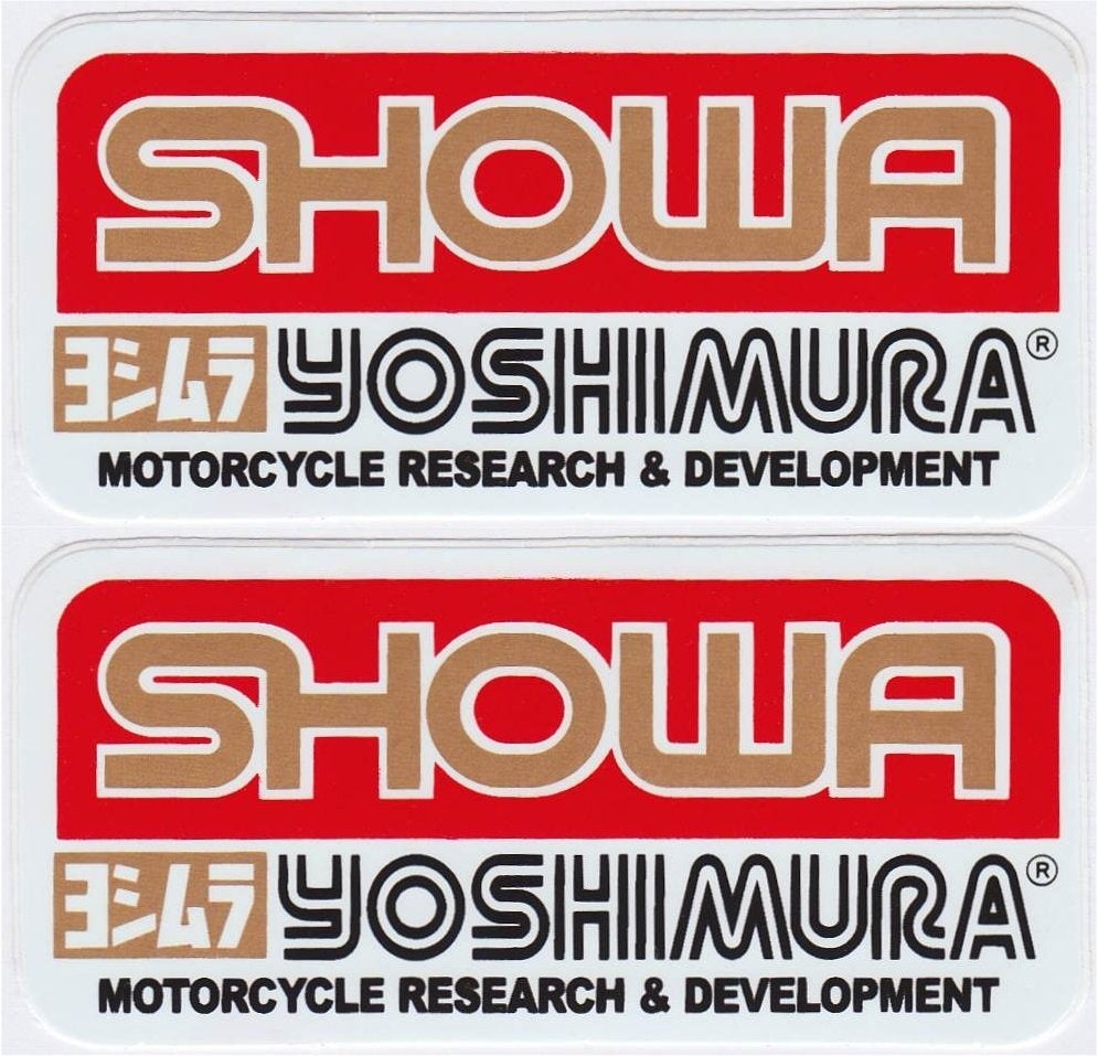SHOWA Yoshimura sticker set #3, Motoren, Accessoires | Stickers, Verzenden