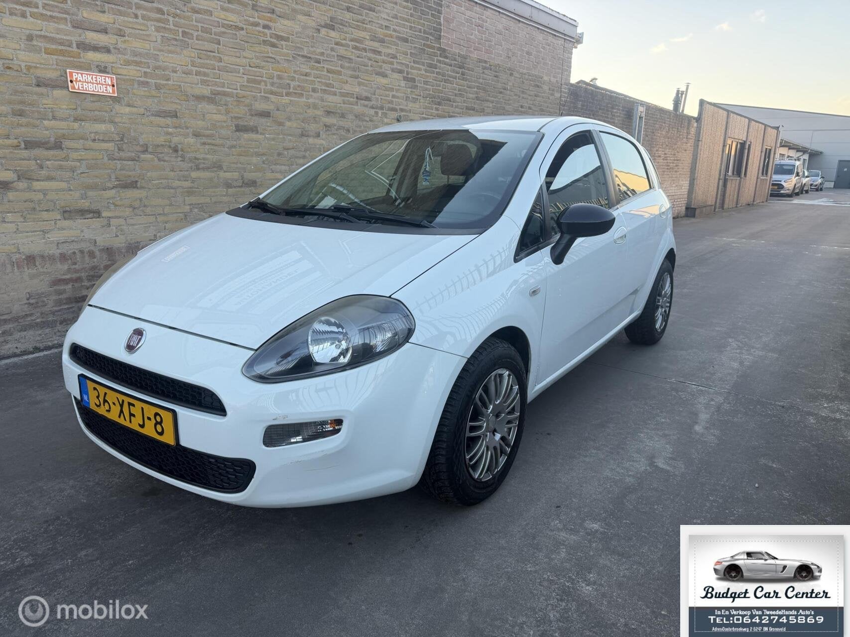 Fiat Punto Evo 0.9 TwinAir Airco, Auto's, Fiat, Voorwielaandrijving, Euro 5, 86 pk, Gebruikt