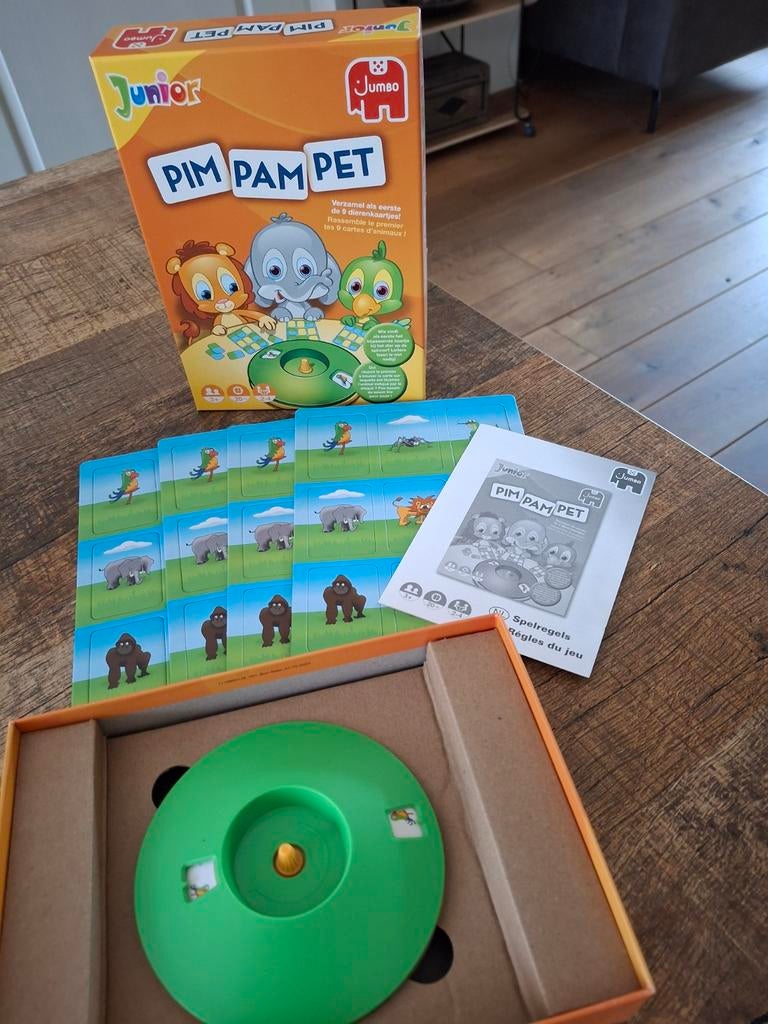 Pim pam pet junior, Hobby en Vrije tijd, Gezelschapsspellen | Bordspellen, Ophalen of Verzenden