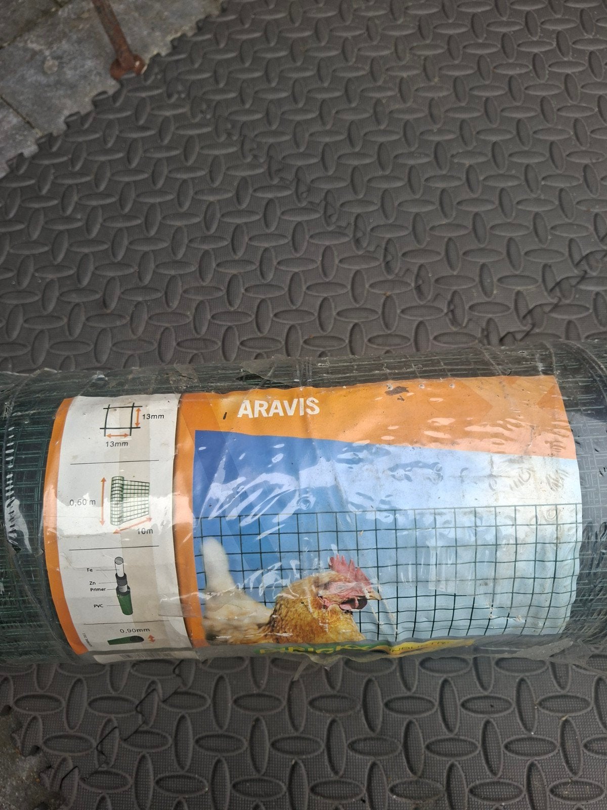 Nieuw Groen Gaas  0.5m x 10m - ARAFIS, Ophalen, Nieuw