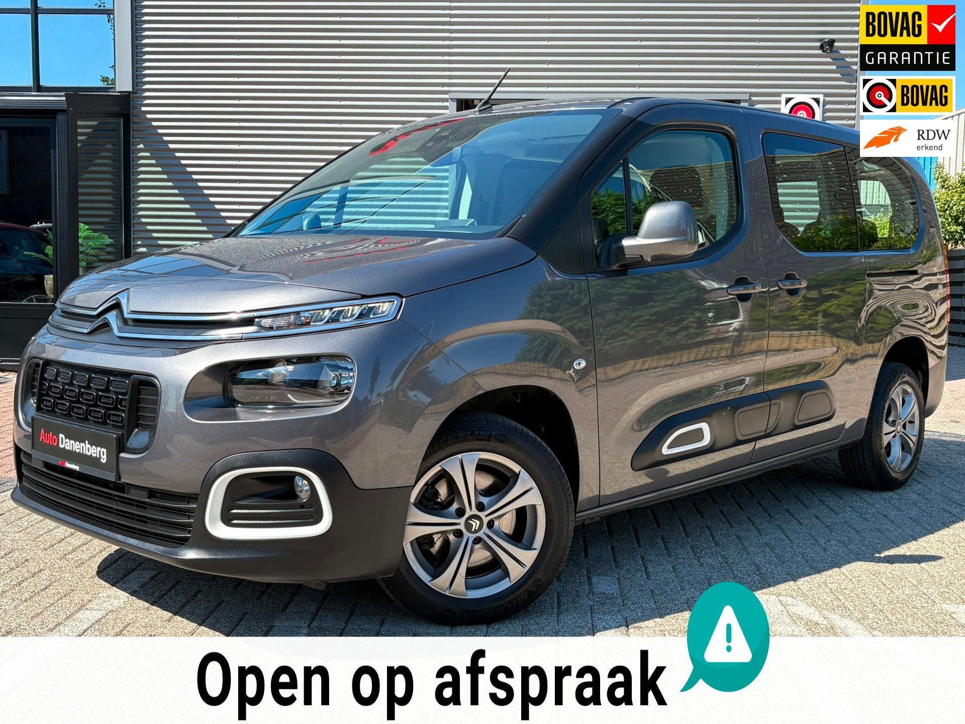 Citroen Berlingo XL 7 persoons, GARANTIE! NIEUW-STAAT!, Auto's, Voorwielaandrijving, Dealer onderhouden, Stof, Zwart