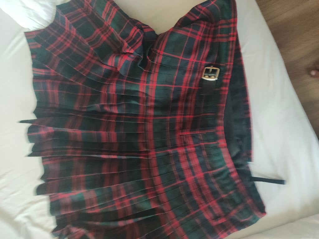 Schotse Kilt, Ophalen, Zwart, Kilt, Overige maten
