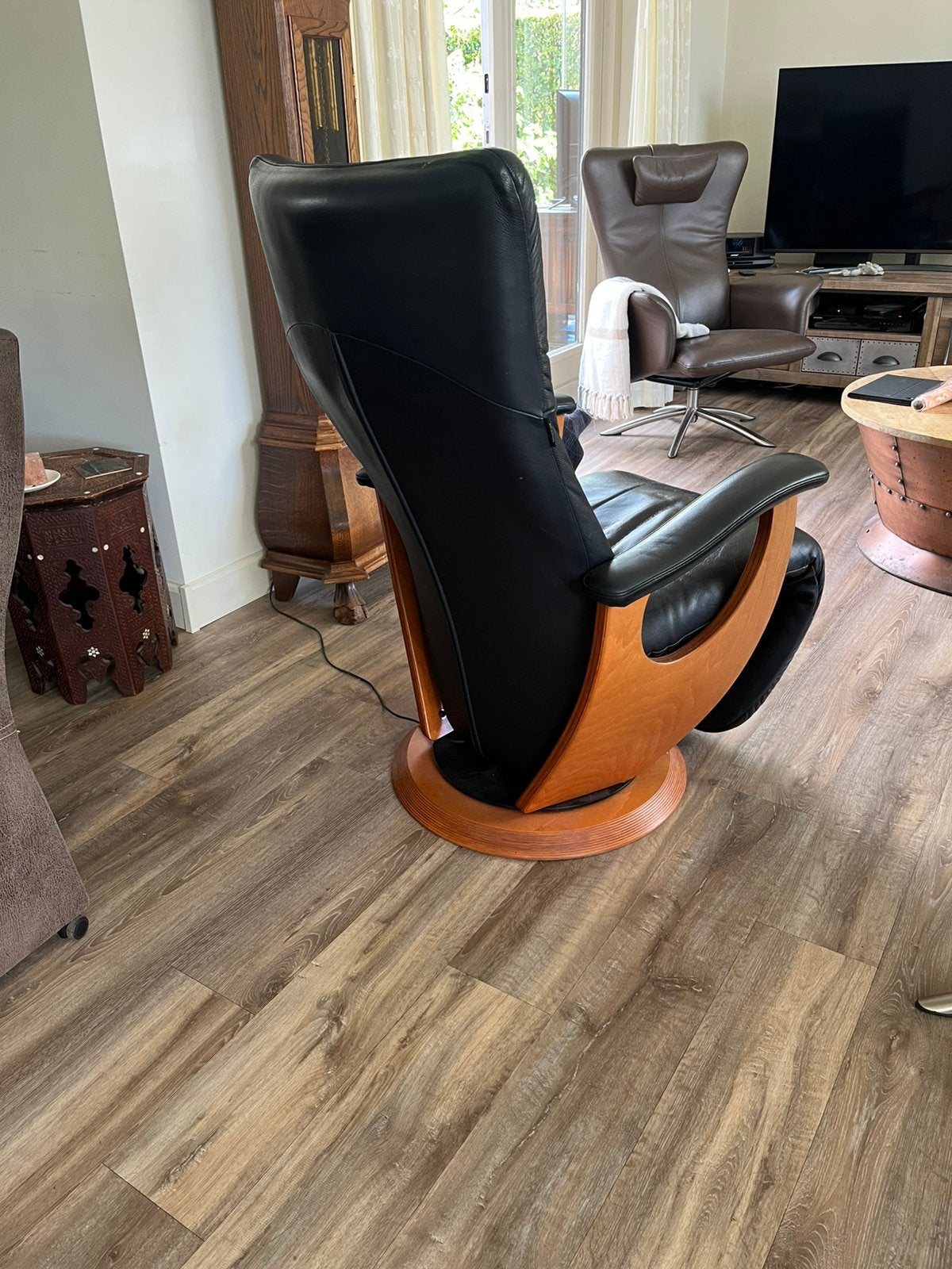 Elektrische relex fauteuil, Ophalen, Gebruikt, Modern, 50 tot 75 cm