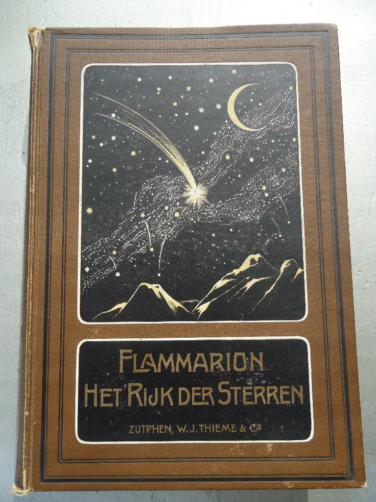 Flammarion - Het Rijk der Sterren (1923), Boeken, Flammarion, Ophalen of Verzenden, Zo goed als nieuw, Natuurwetenschap