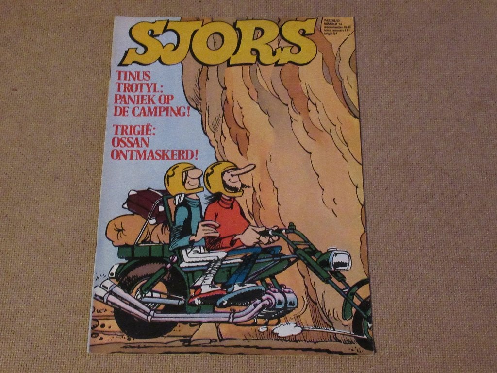 Jan van Haasteren (Tinus Trotyl) in Sjors nr.34 van 1975