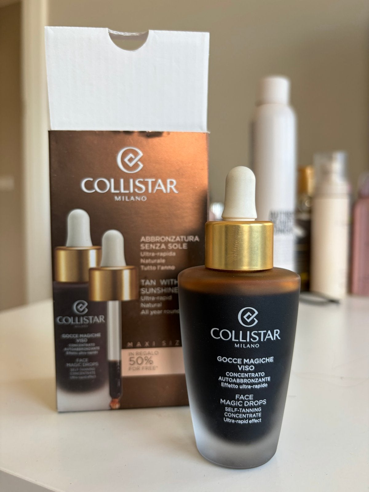 Collistar Gocce Magiche Zelfbruinende Gezichtsconcentraat, Ophalen of Verzenden, Nieuw, Zonnebrand of After Sun