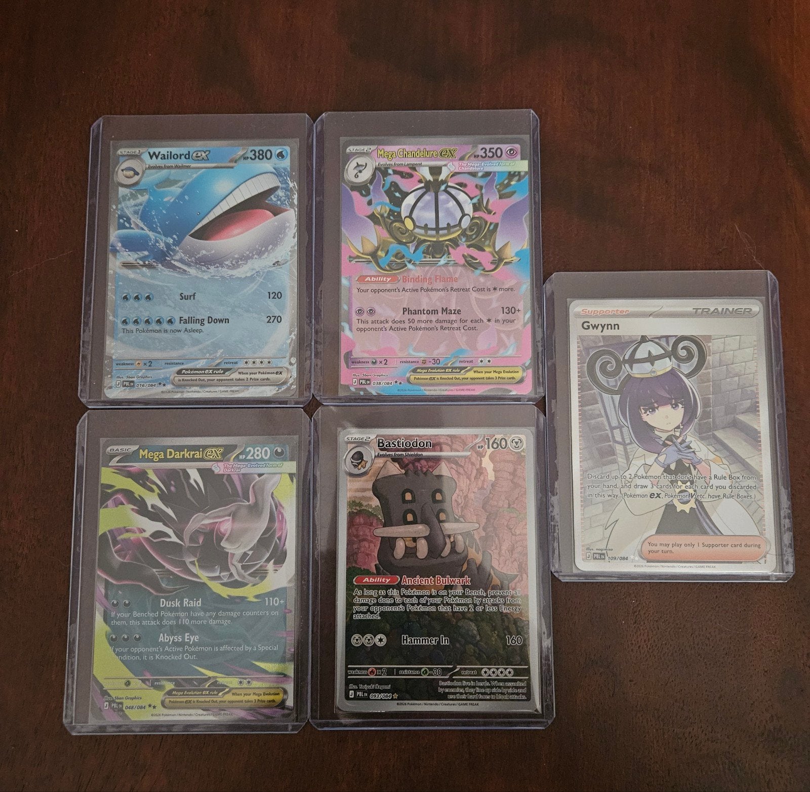 5 Pokémon kaarten uit de Pitch Black serie - Pack Fresh, Ophalen, Zo goed als nieuw, Meerdere kaarten