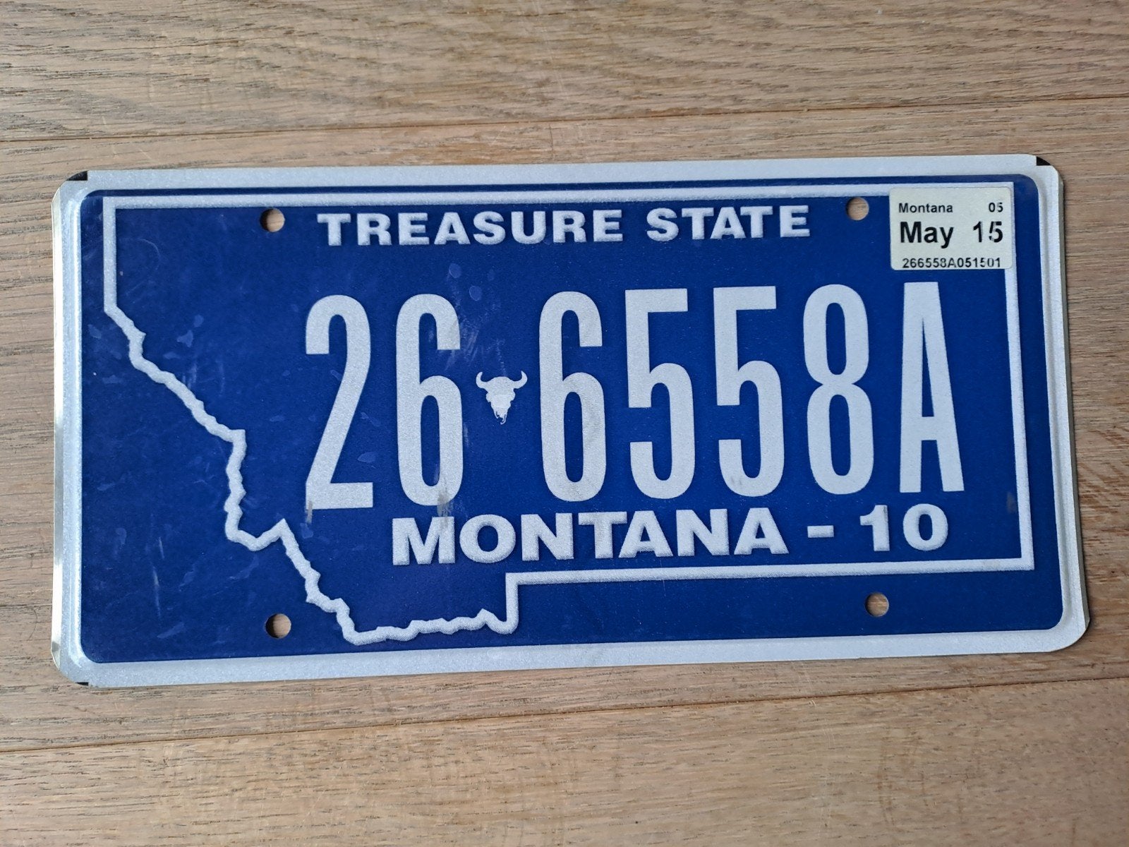 Amerikaanse nummerplaat uit de staat Montana, Verzamelen, Ophalen of Verzenden, Zo goed als nieuw, Auto's
