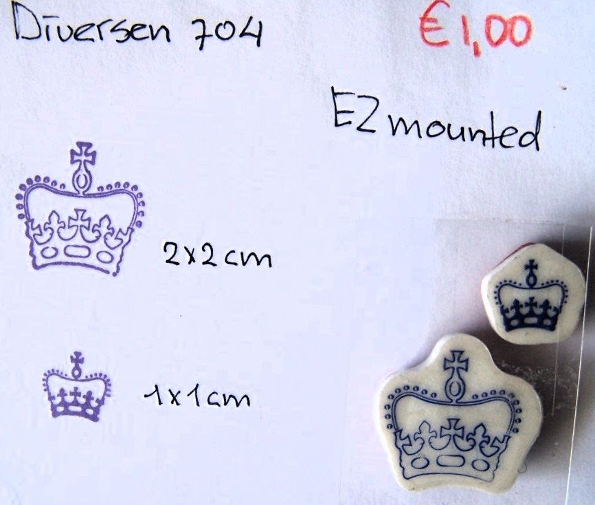 Diversen 704 EZ mounted stempel, Ophalen of Verzenden, Gebruikt, EZ-mounted stempel