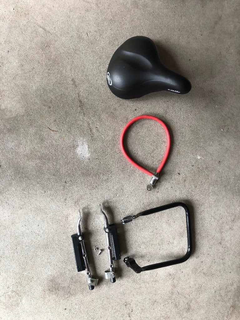 Fietsaccessoires te koop, Achterzitje, Gebruikt, Ophalen of Verzenden, 0 t/m 10 kg