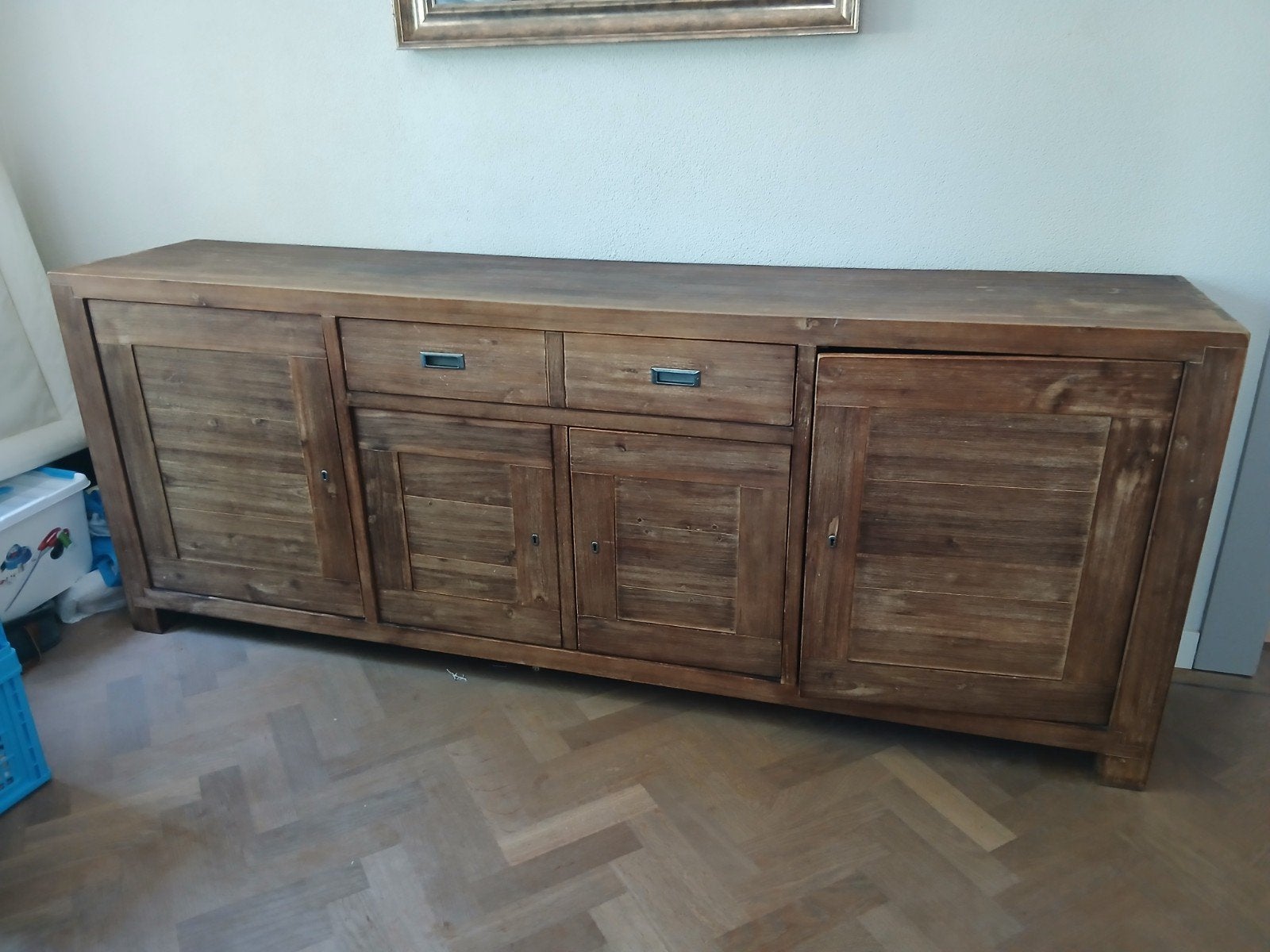Dressoir landelijk, Ophalen, Gebruikt, Landelijk, 200 cm of meer