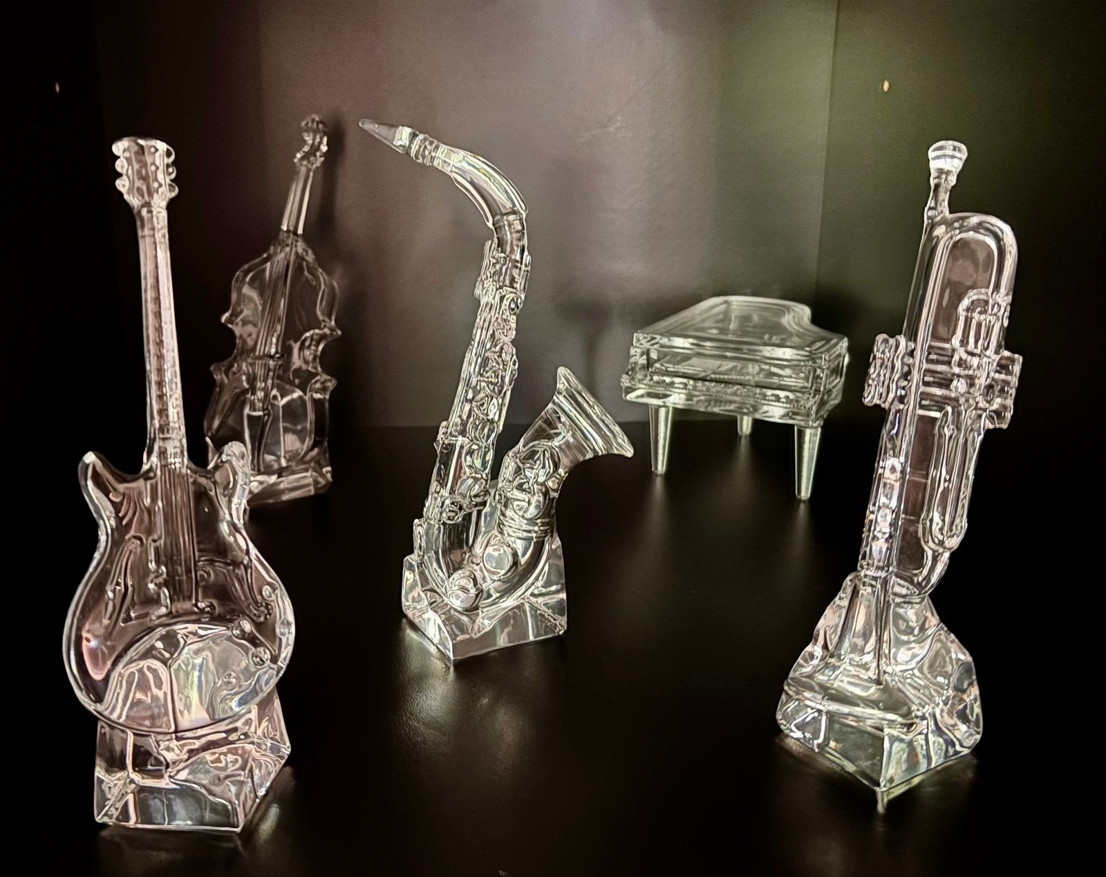 Kleine glazen muziekinstrumenten, Ophalen of Verzenden, Zo goed als nieuw, Dier