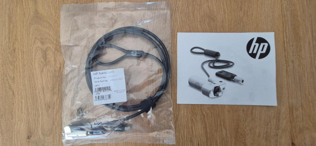 HP Nano Lock laptopslot – nieuw in verpakking, Ophalen, Nieuw