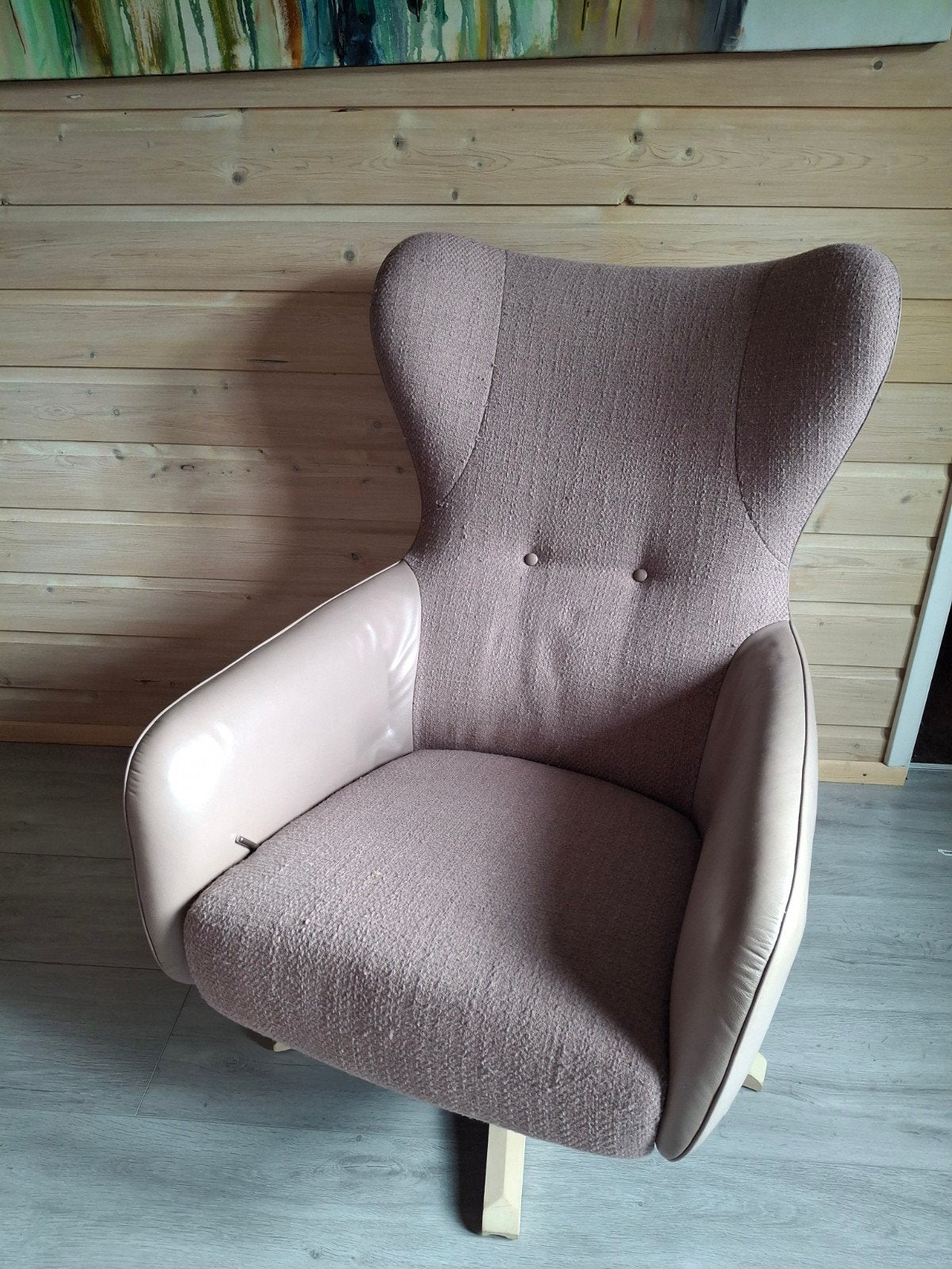 Prominent fauteuil - Comfortabel en stijlvol, Modern, Comfortabel, Gebruikt, Bruin, Ophalen of Verzenden