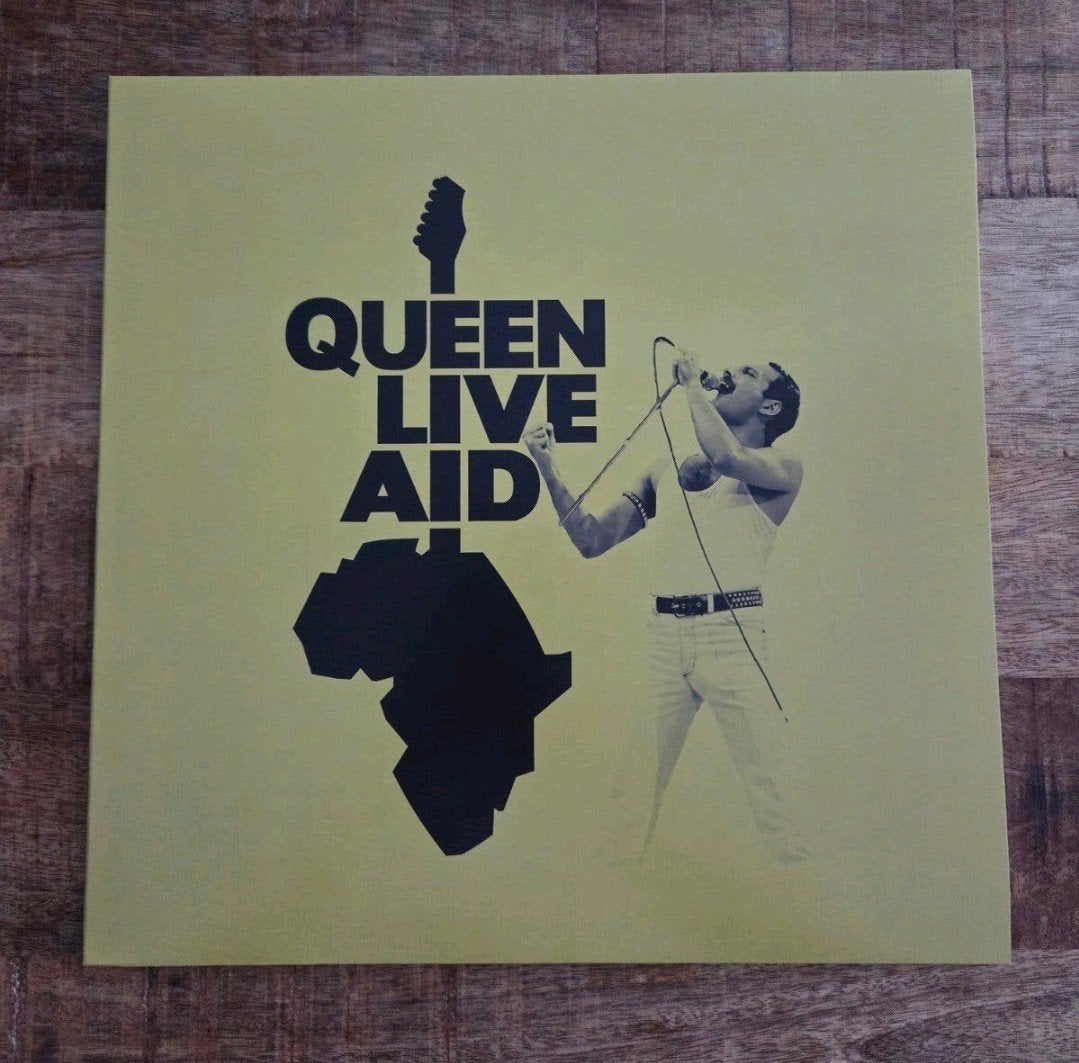 Lp Queen live aid, Ophalen of Verzenden, Zo goed als nieuw, 12 inch
