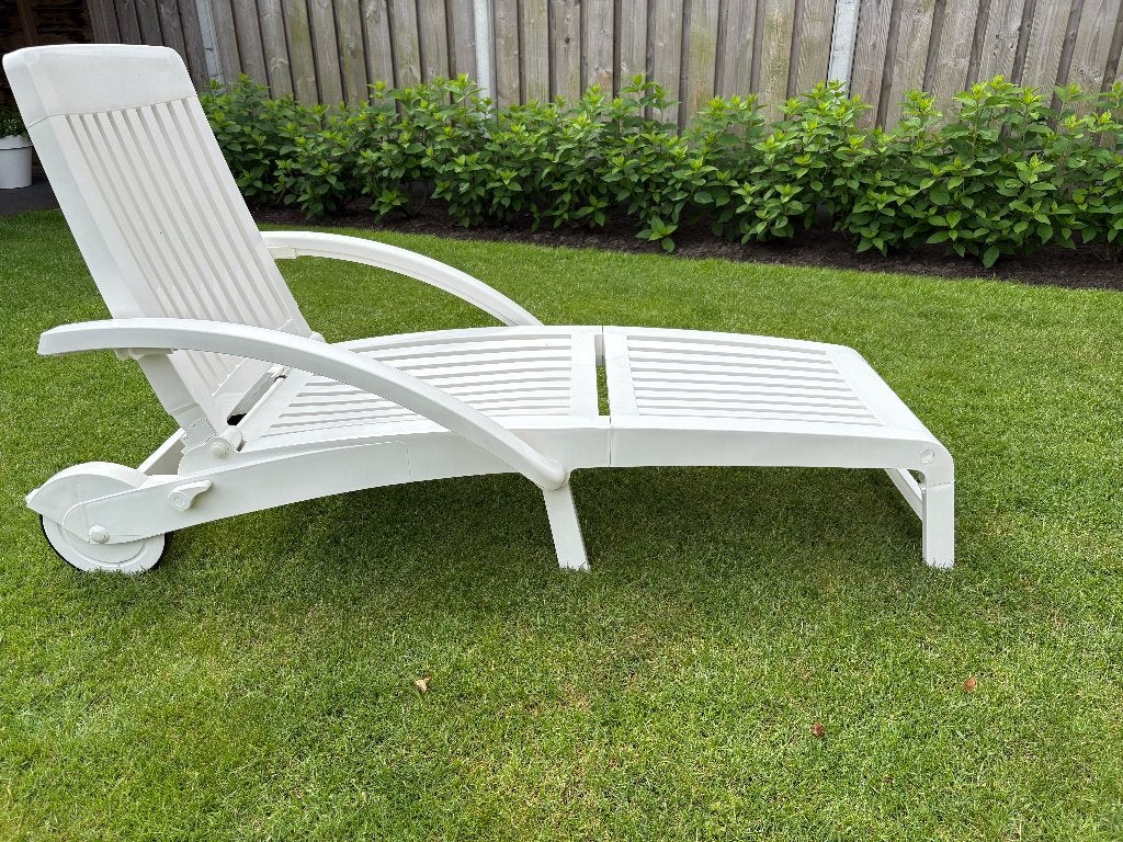 Ligstoel Hartman, Tuin en Terras, Ophalen, Gebruikt, Kunststof, Inklapbaar