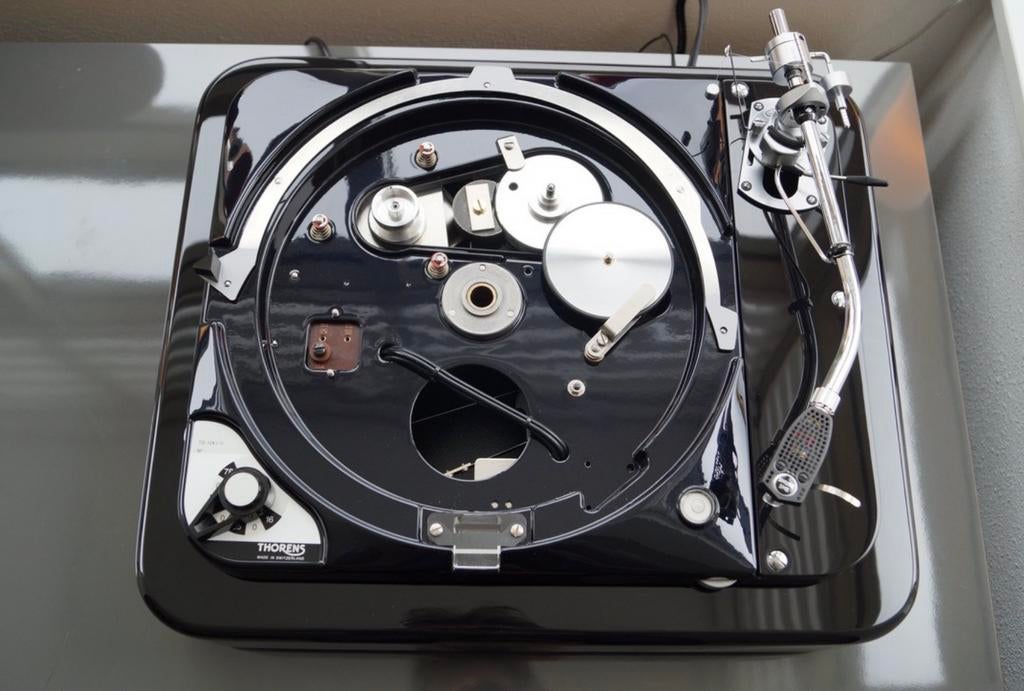 Thorens TD124 - SME 3009 NI gerestaureerd smetteloze staat, Ophalen, Thorens, Pitch-regelaar, Zo goed als nieuw