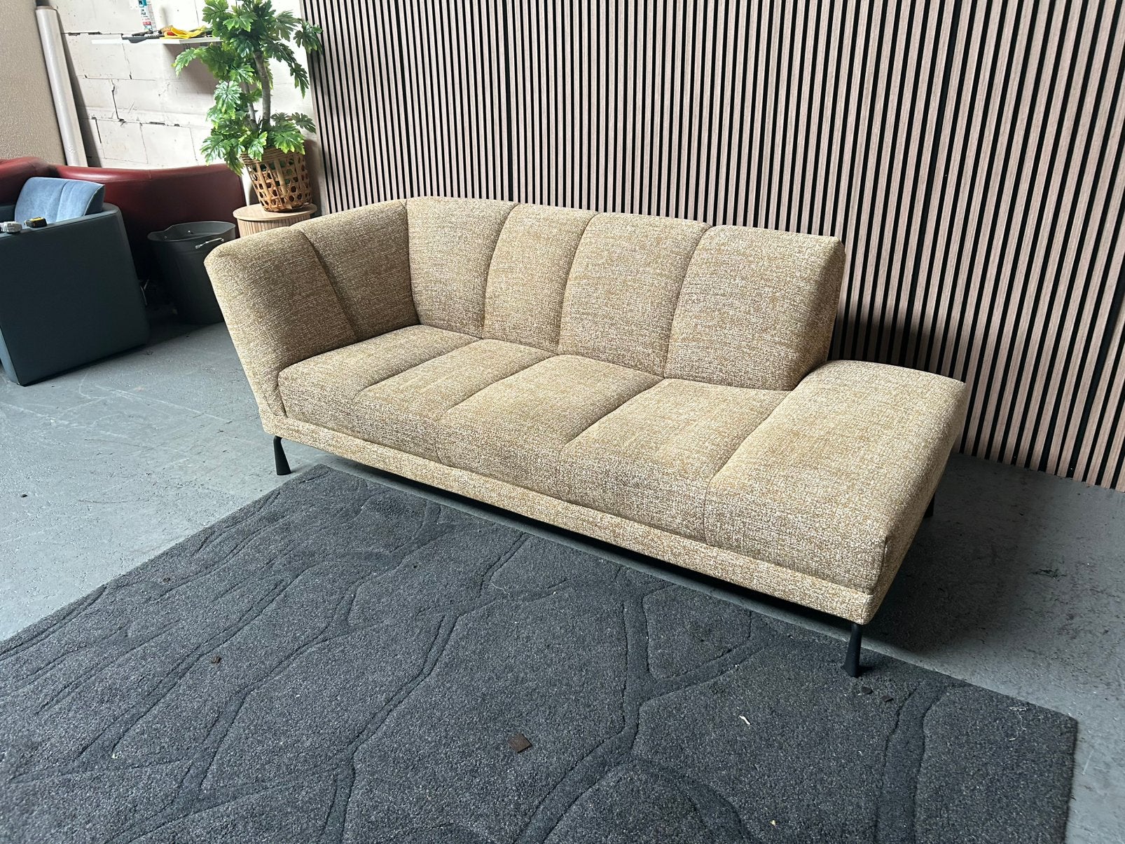 GRATIS LEVERING Montel Mondo Chaise Lounge 215X84 GEREINIGD, Montel lounge, 75 tot 100 cm, Ophalen of Verzenden, Zo goed als nieuw