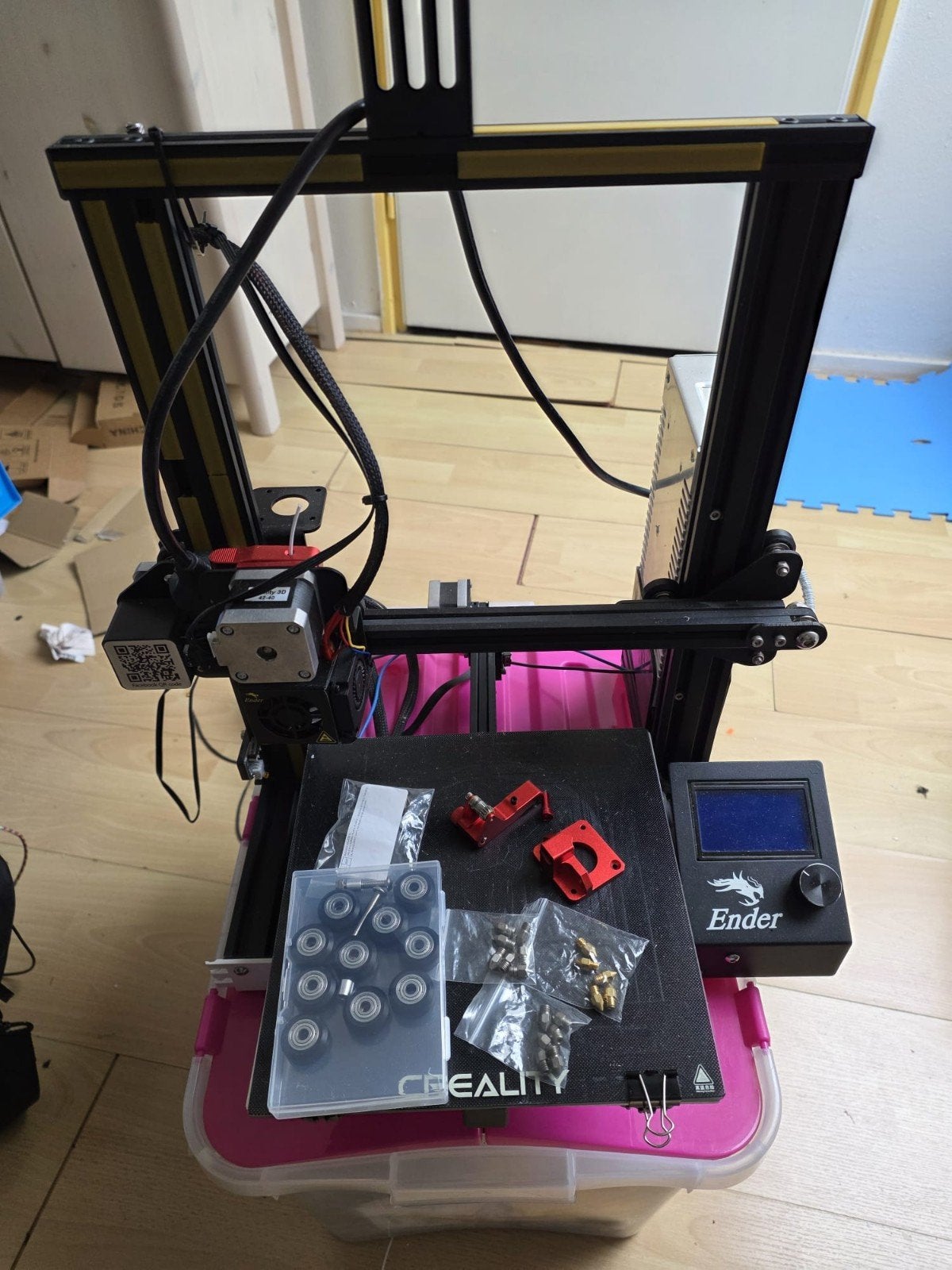 Ender V1 3D-printer voor onderdelen (compleet), Ophalen, Niet werkend, Filament, Creality Ender