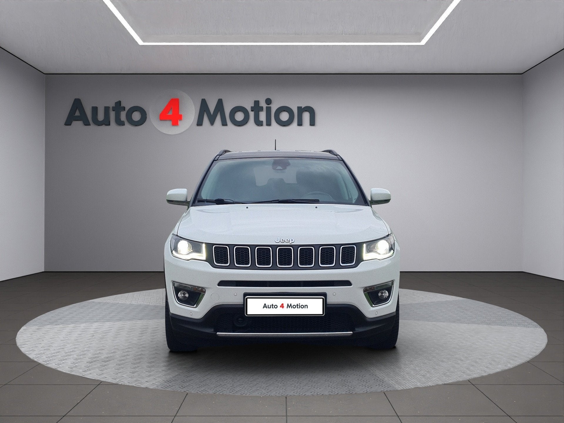 Jeep COMPASS 4xe 190 Plug-in Hybrid Limited Full LED I LEER, Auto's, Automaat, Dealer onderhouden, Euro 6, Wit