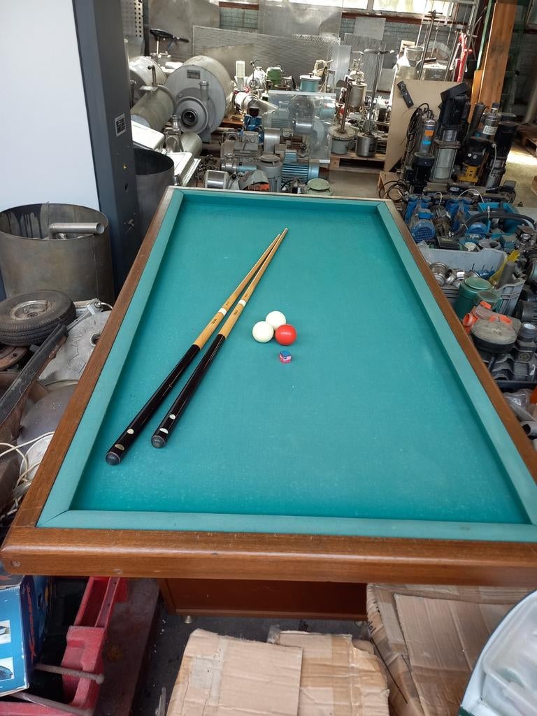 Biljarttafel 800x1600 mm, Sport en Fitness, Biljarten en Poolen, Ophalen, Zo goed als nieuw, Biljarttafel