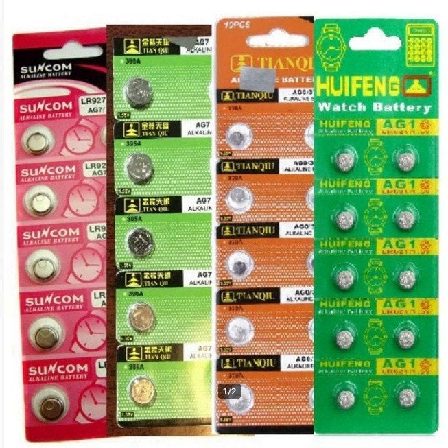 Batterijtjes voor Uw horloge en voor diverse doeleinden, Ophalen of Verzenden