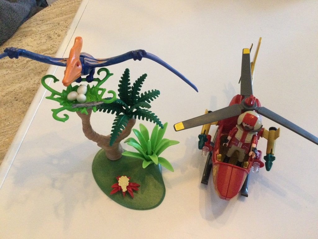 Playmobil Helikopter met Pteranodon – 9430, Ophalen of Verzenden