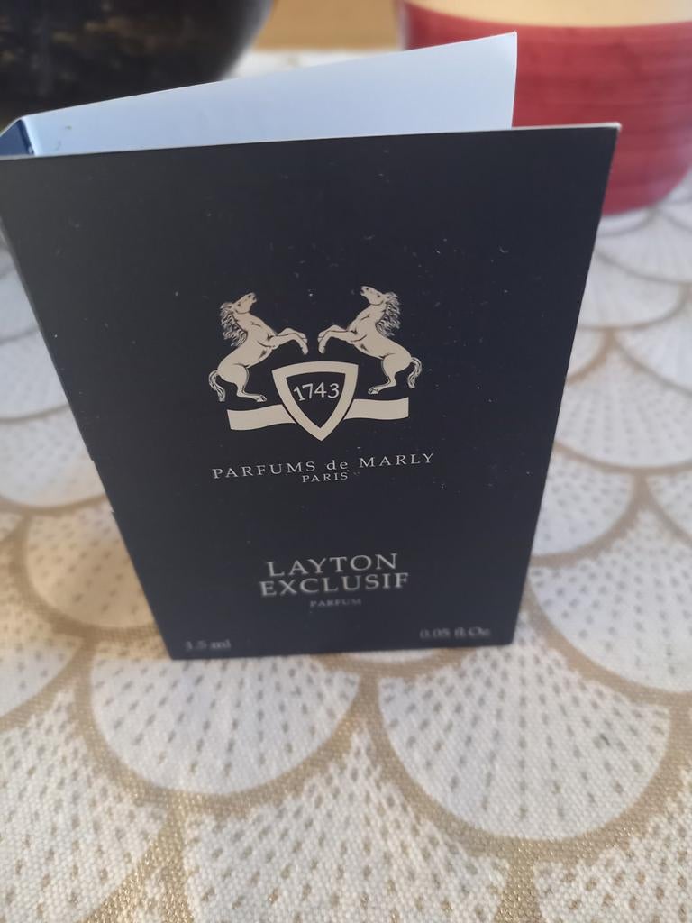 Proefje Layton Exclusif Parfums de Marly, Ophalen of Verzenden