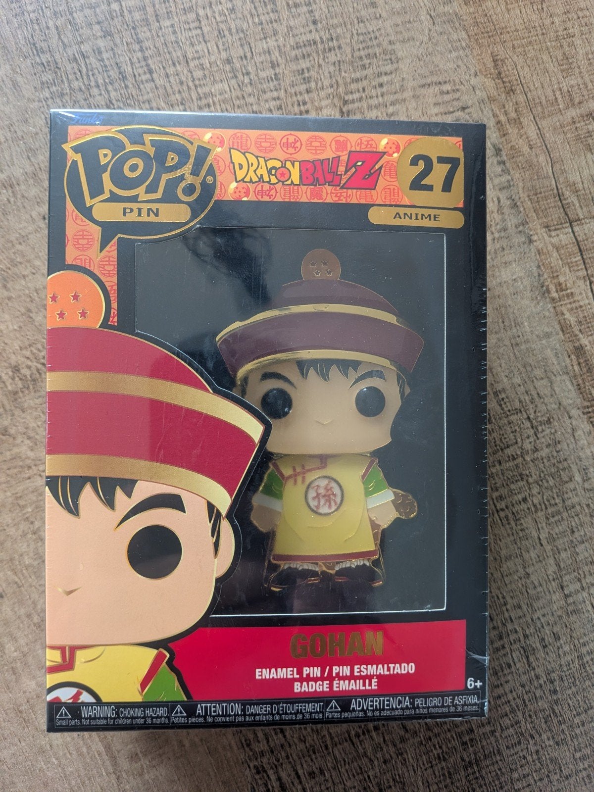 Funko Pop! Pin Dragon Ball Z Gohan #27 Anime, Verzamelen, Ophalen of Verzenden, Nieuw