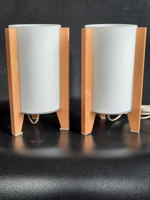 Ikea Porfylit tafellampen , 2 stuks, Huis en Inrichting, Lampen | Tafellampen, Ophalen of Verzenden, Zo goed als nieuw, Glas, Minder dan 50 cm