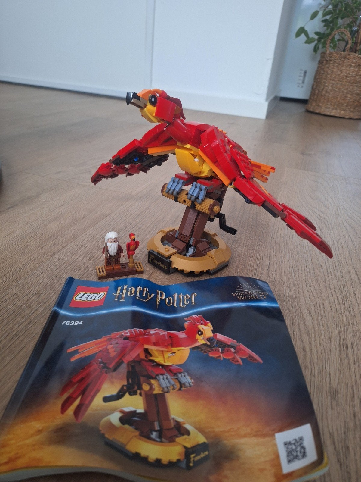 Lego Harry Potter Fawkes Felix (76394) met boekje, Kinderen en Baby's, Speelgoed | Duplo en Lego, Lego, Harry Potter, Ophalen of Verzenden