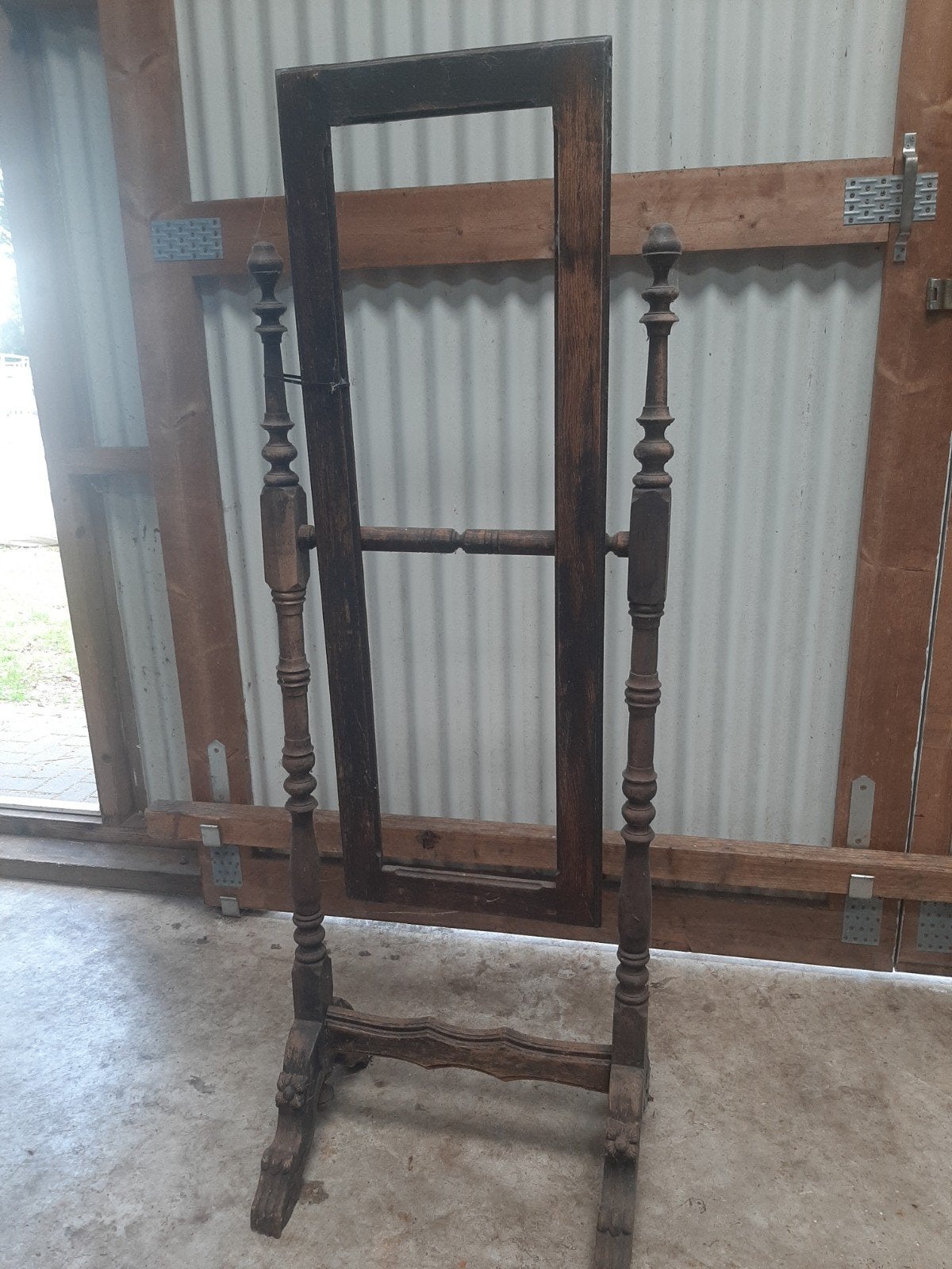 spiegel frame, Antiek en Kunst, Ophalen, Rechthoekig