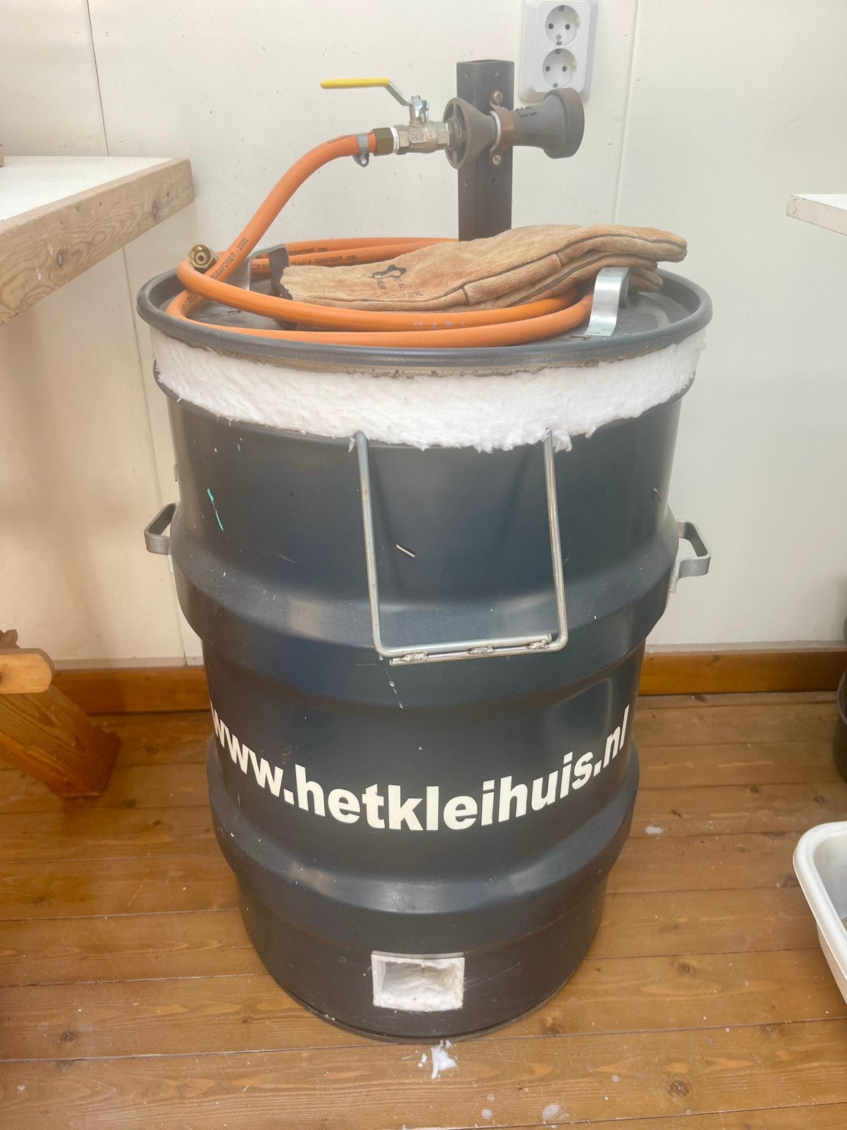 Raku oven, Ophalen, Zo goed als nieuw
