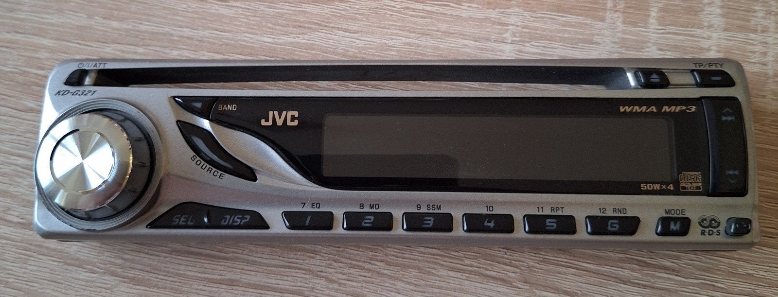 JVC KD-G321 Frontje, voor in de auto, Ophalen, Zo goed als nieuw